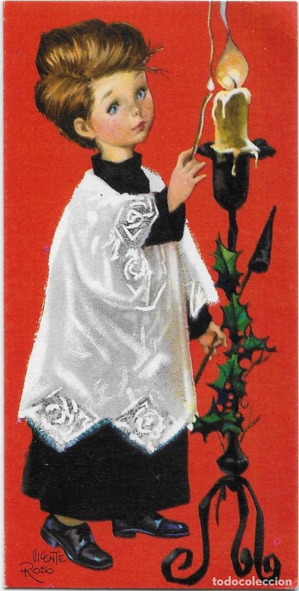 Postales: 7345R - VICENTE ROSO - EDICIONES SABADELL SERIE ESTEL 1266.3 - DIPTICA 11,5X6 CM - DATA 1971