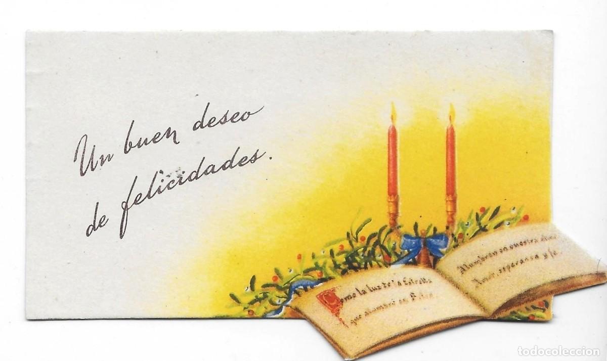 Postales: 7354R - PRECIOSA TARJETA TROQUELADA DE FELICITACI&Oacute;N - 10,5X6,8 CM