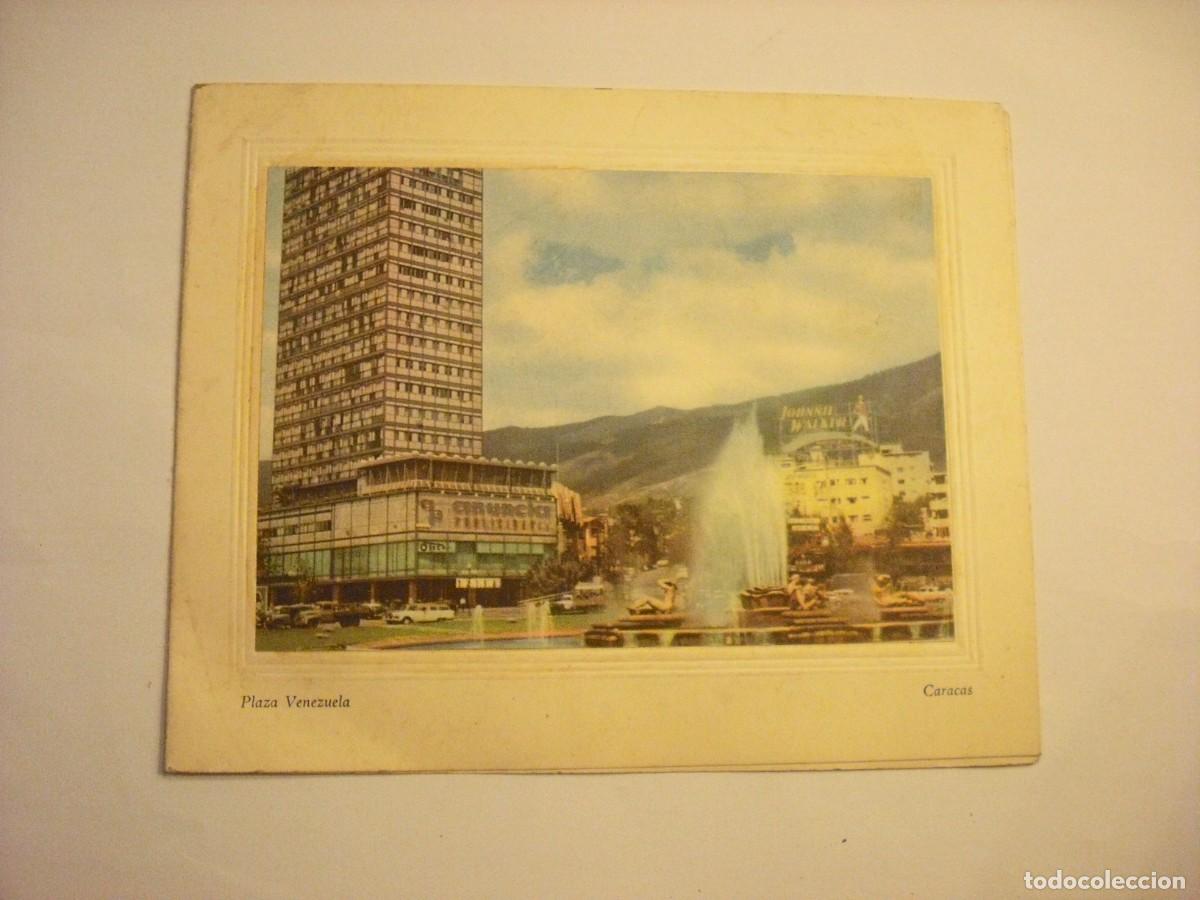 Postales: ANTIGUA FELICITACION NAVIDE&Ntilde;A DE VENEZUELA, DOBLE ESCRITA