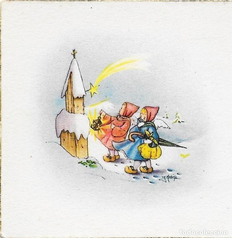 Postales: 7364R - PRECIOSA TARJETA DE FELICIDADES - ILUSTRA MASIP - 11,5X6,8 CM