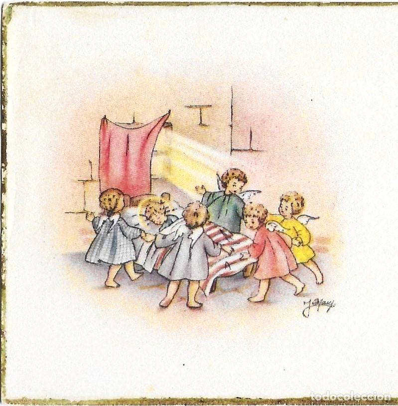 Postcards: 7366R - PRECIOSA TARJETA DE FELICIDADES - ILUSTRA MASIP - 11,5X6,8 CM