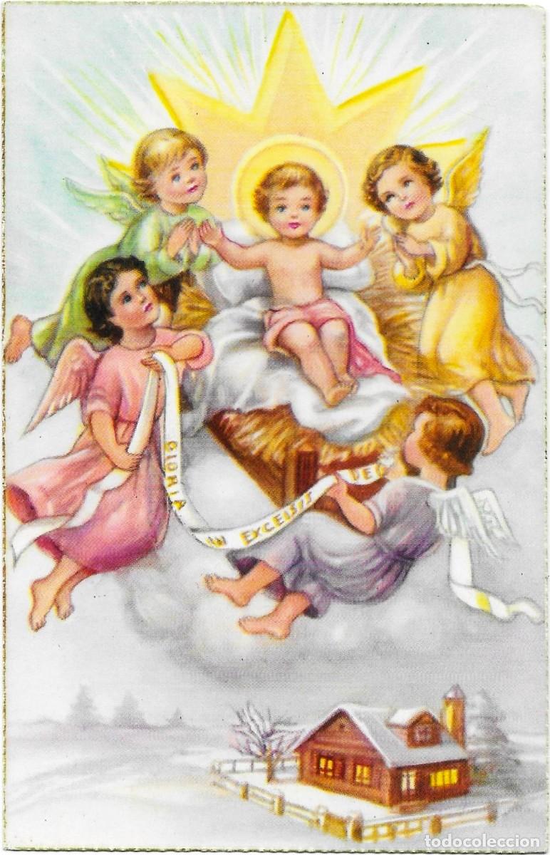 Postcards: 7368R - GIRONA? EDICIONES ES N&ordm; 201- GLORIA IN EXCELSIS DEO- PROPIEDAD ARTISTICA RESERVADA