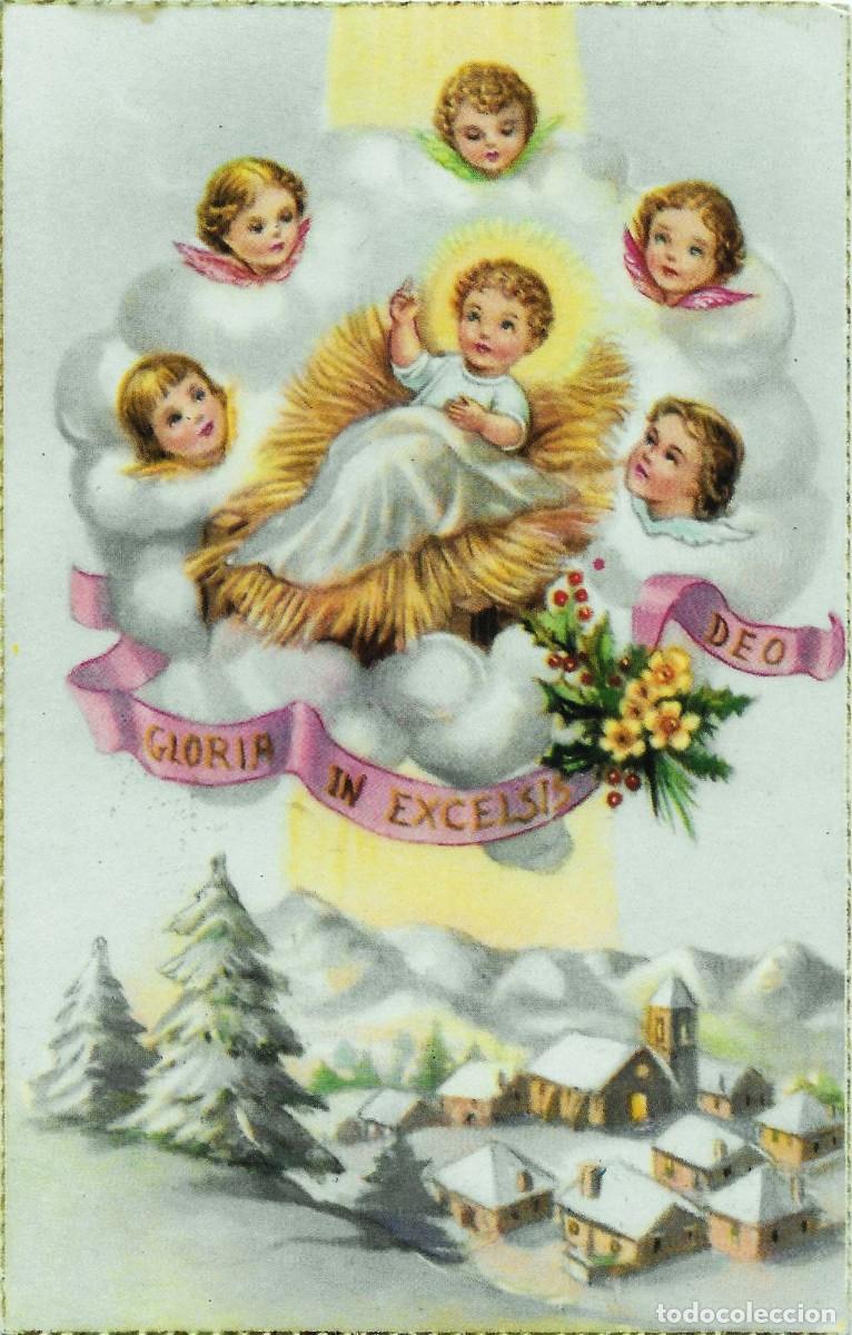 Postcards: 7369R - GIRONA? EDICIONES ES N&ordm; 203- GLORIA IN EXCELSIS DEO- PROPIEDAD ARTISTICA RESERVADA