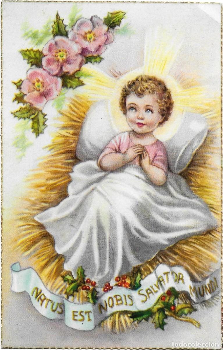 Postcards: 7370R - EDICIONES ES N&ordm; 205 - NATUS EST NOBIS SALVATOR MUNDI- PROPIEDAD ARTISTICA RESERVADA