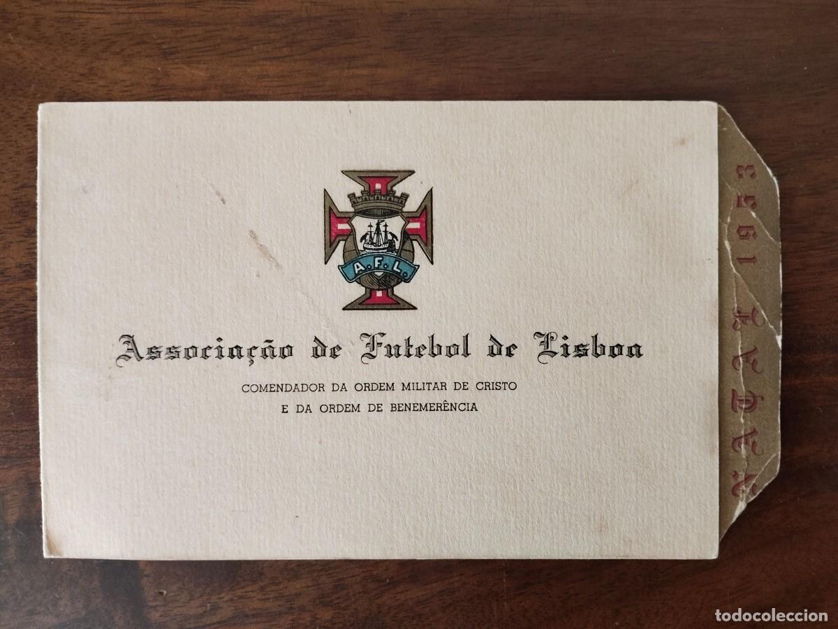 Cartoline: Felicitaci&oacute;n Navidad 1953 Associa&ccedil;ao de Futebol de Lisboa. Portugal.