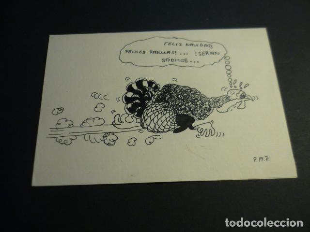 Postcards: FELICITACION NAVIDAD PAVO A LA CARRERA