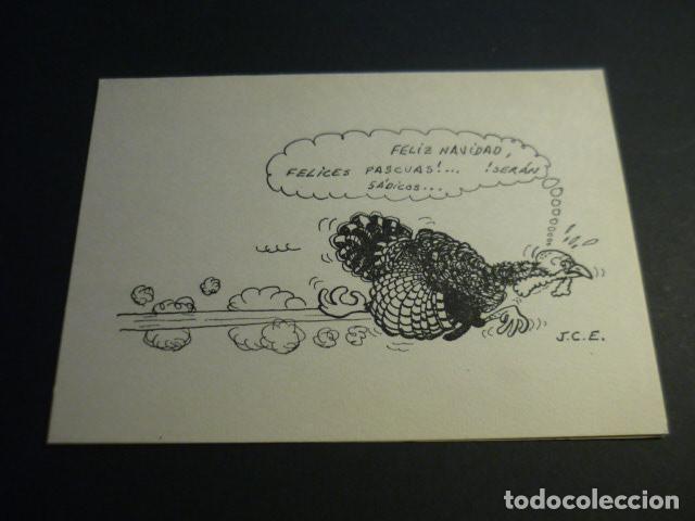 Postcards: FELICITACION NAVIDAD PAVO A LA CARRERA