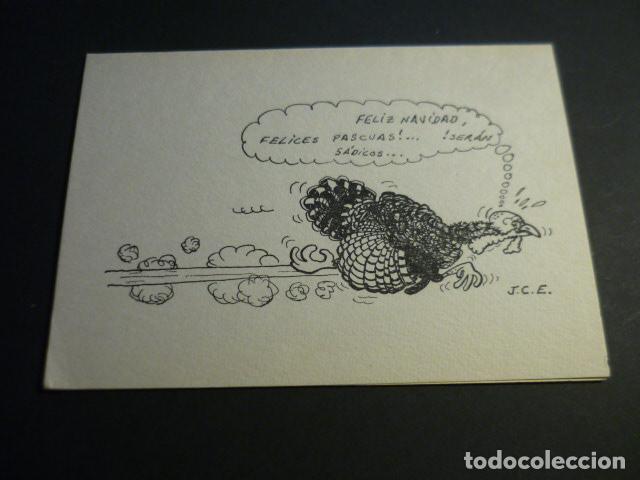 Postcards: FELICITACION NAVIDAD PAVO A LA CARRERA