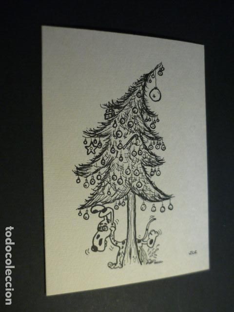 Postcards: FELICITACION NAVIDAD ARBOL DE NAVIDAD CON PERRO