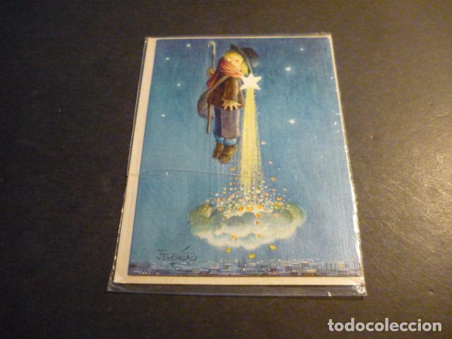 Postales: FELICITACION NAVIDAD FERRANDIZ ILUSTRADOR 10 X 14 CM SIN ESCRIBIR EN FUNDA Y CON SOBRE ORIGINAL
