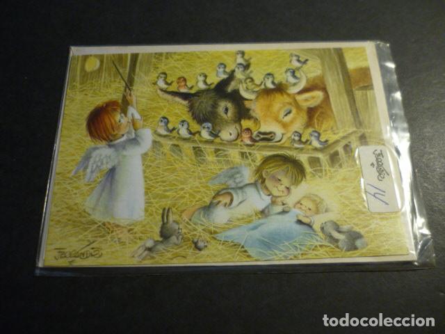 Postais: FELICITACION NAVIDAD FERRANDIZ ILUSTRADOR 10 X 14 CM SIN ESCRIBIR EN FUNDA Y CON SOBRE ORIGINAL