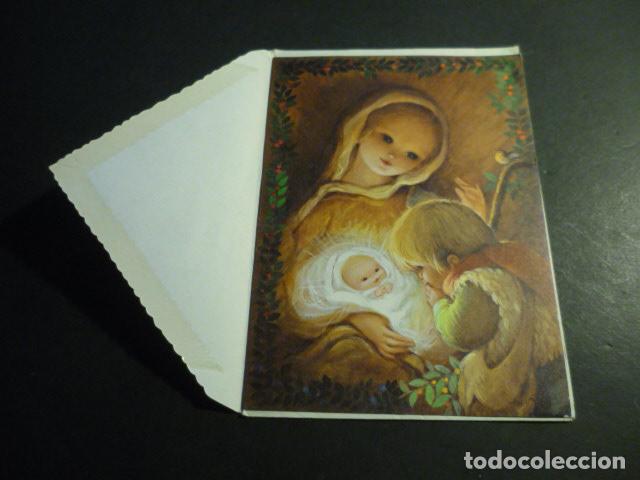 Postais: FELICITACION NAVIDAD MARTA RIBAS ILUSTRADORA 12 X 17 CM SIN ESCRIBIR SOBRE ORIGINAL