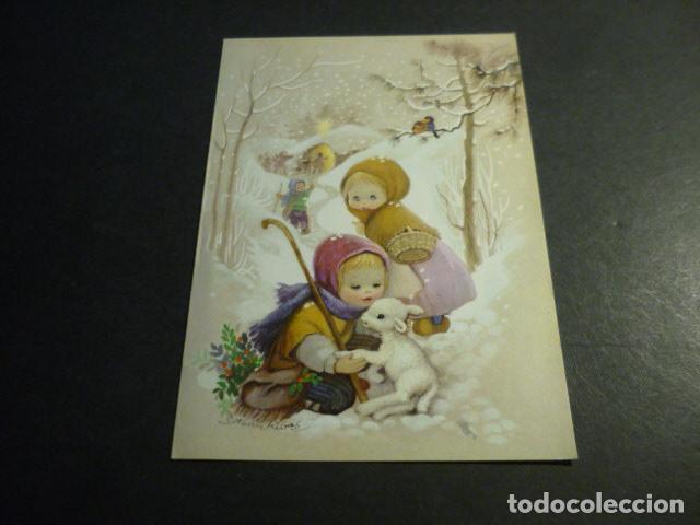 Postais: FELICITACION NAVIDAD MARTA RIBAS ILUSTRADORA 12 X 17 CM SIN ESCRIBIR