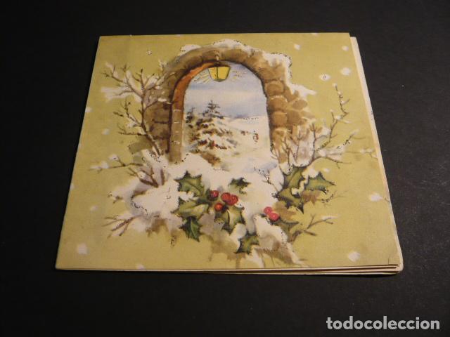 Postais: FELICITACION NAVIDAD DESPLEGABLE SIN ILUSTRADOR 11 X 12 CM