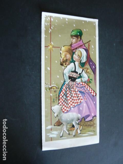 Cartes Postales: FELICITACION NAVIDAD M.R.G. ILUSTRADOR 11 X 24 CM
