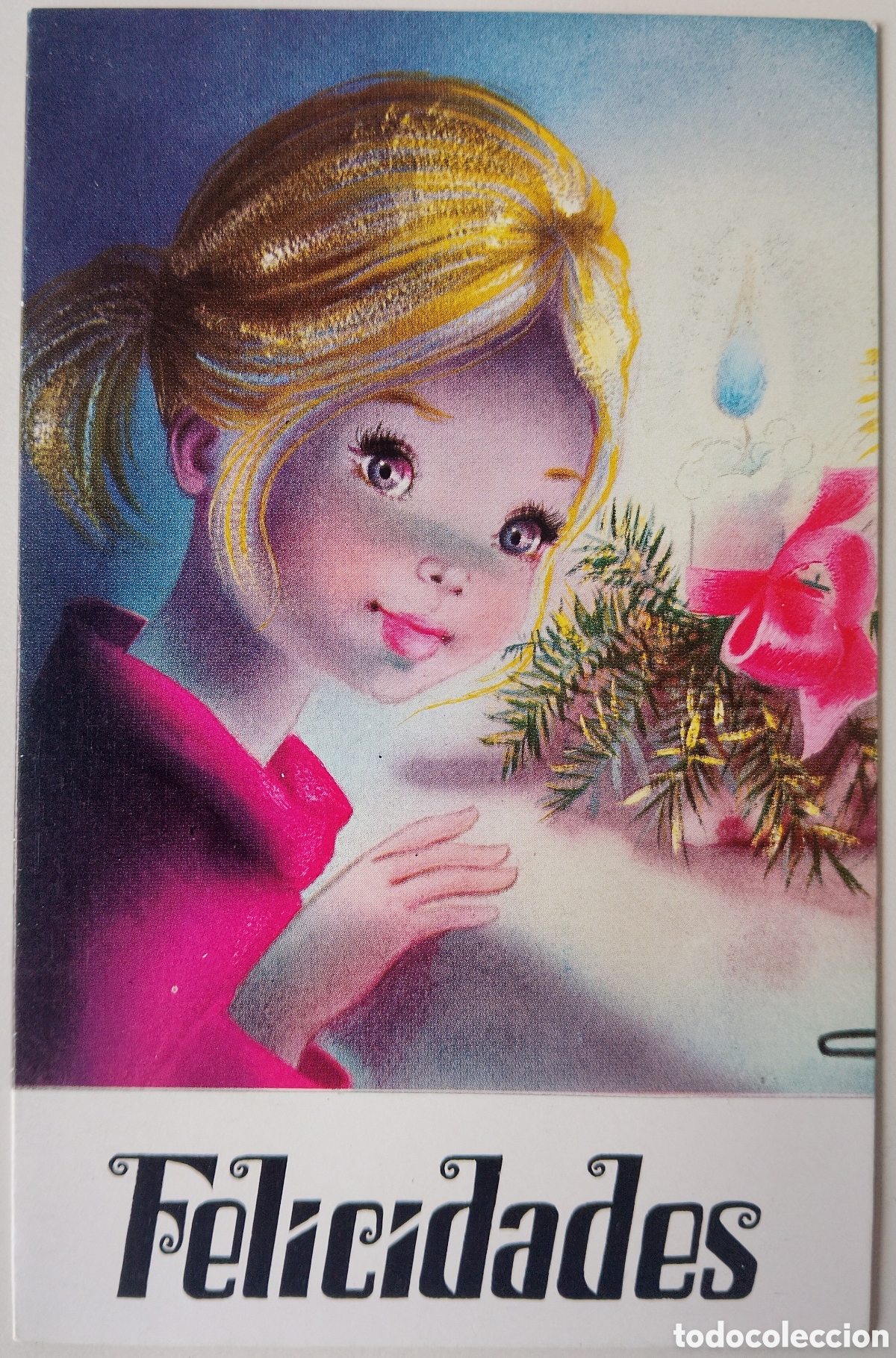 Postkarten: FELICITACI&Oacute;N NAVIDAD - &iquest;CANO? - EDICIONES EUROCROMO - NI&Ntilde;A VELA
