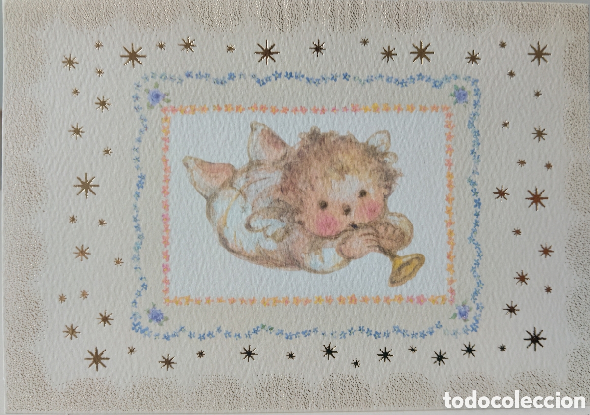Postales: FELICITACI&Oacute;N NAVIDAD - &iquest;MARY HAMILTON? - EDICIONES HALLMARK - ANGELITO