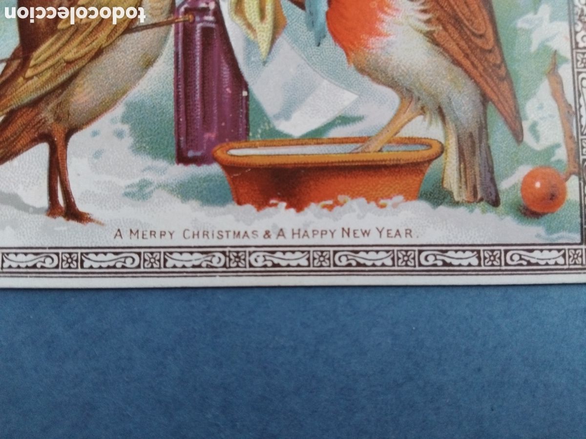 Postales: Tarjeta navide&ntilde;a brit&aacute;nica - Foto 3