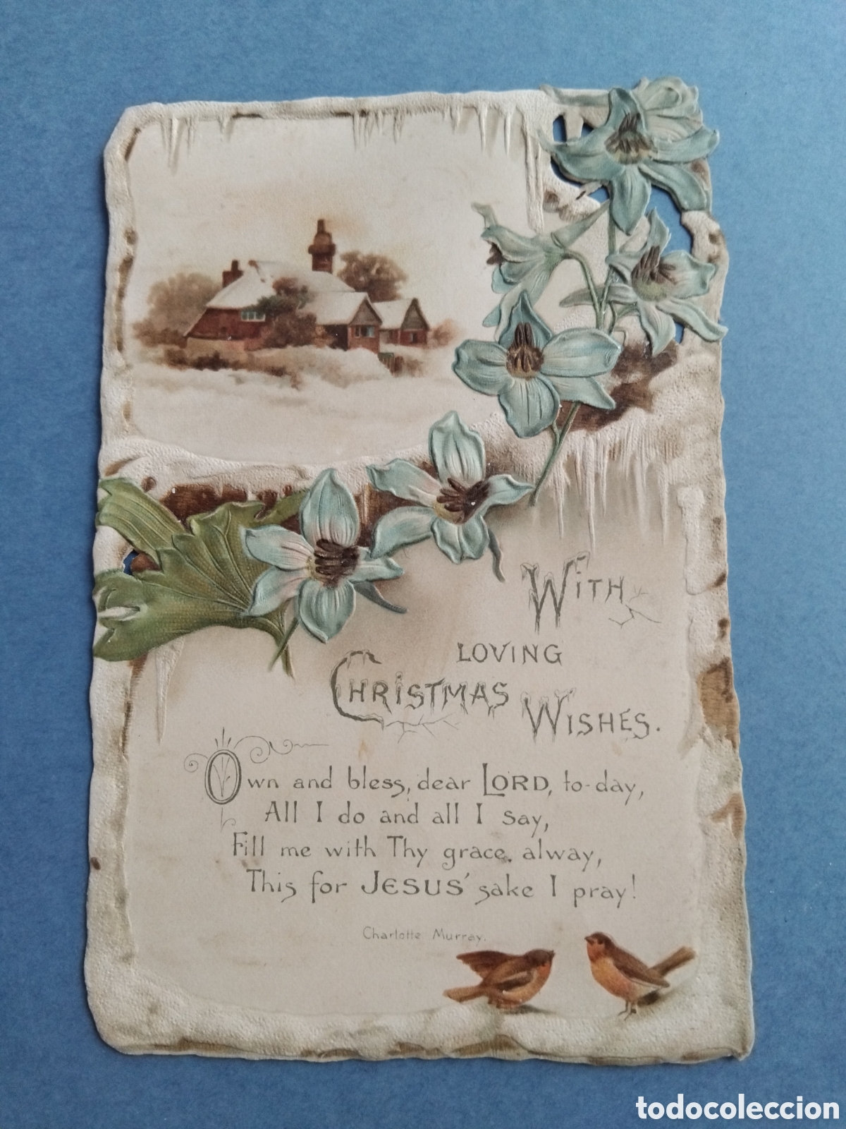 Postales: Tarjeta navide&ntilde;a brit&aacute;nica - Foto 1