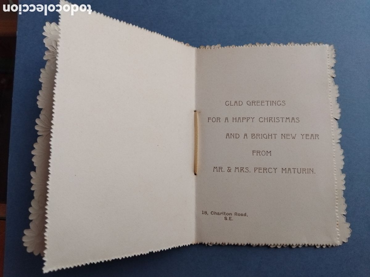 Postales: Tarjeta navide&ntilde;a brit&aacute;nica - Foto 4