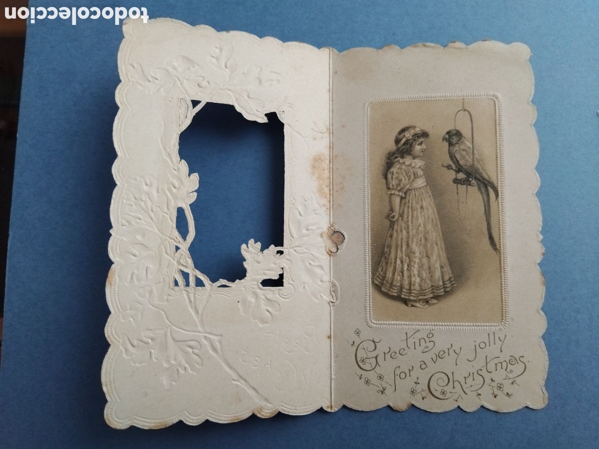 Postales: Tarjeta navide&ntilde;a brit&aacute;nica. - Foto 3