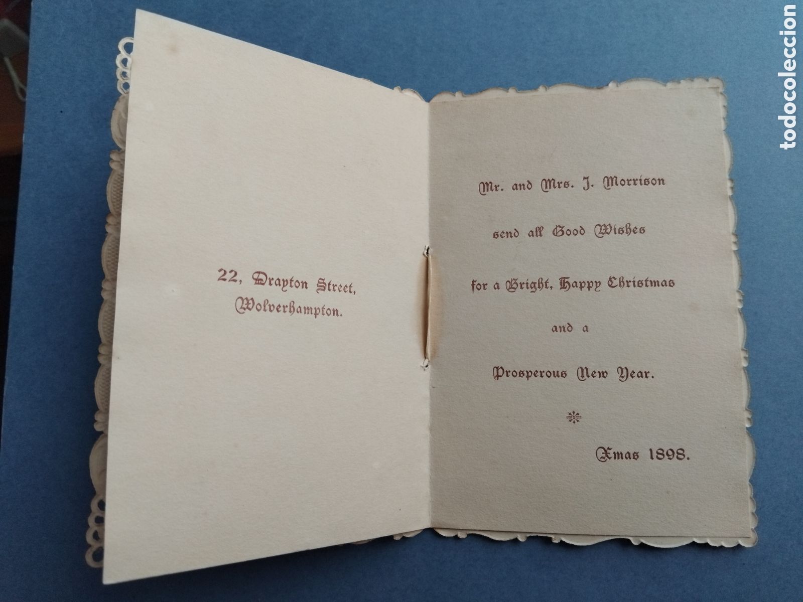 Postales: Tarjeta navide&ntilde;a brit&aacute;nica - Foto 4