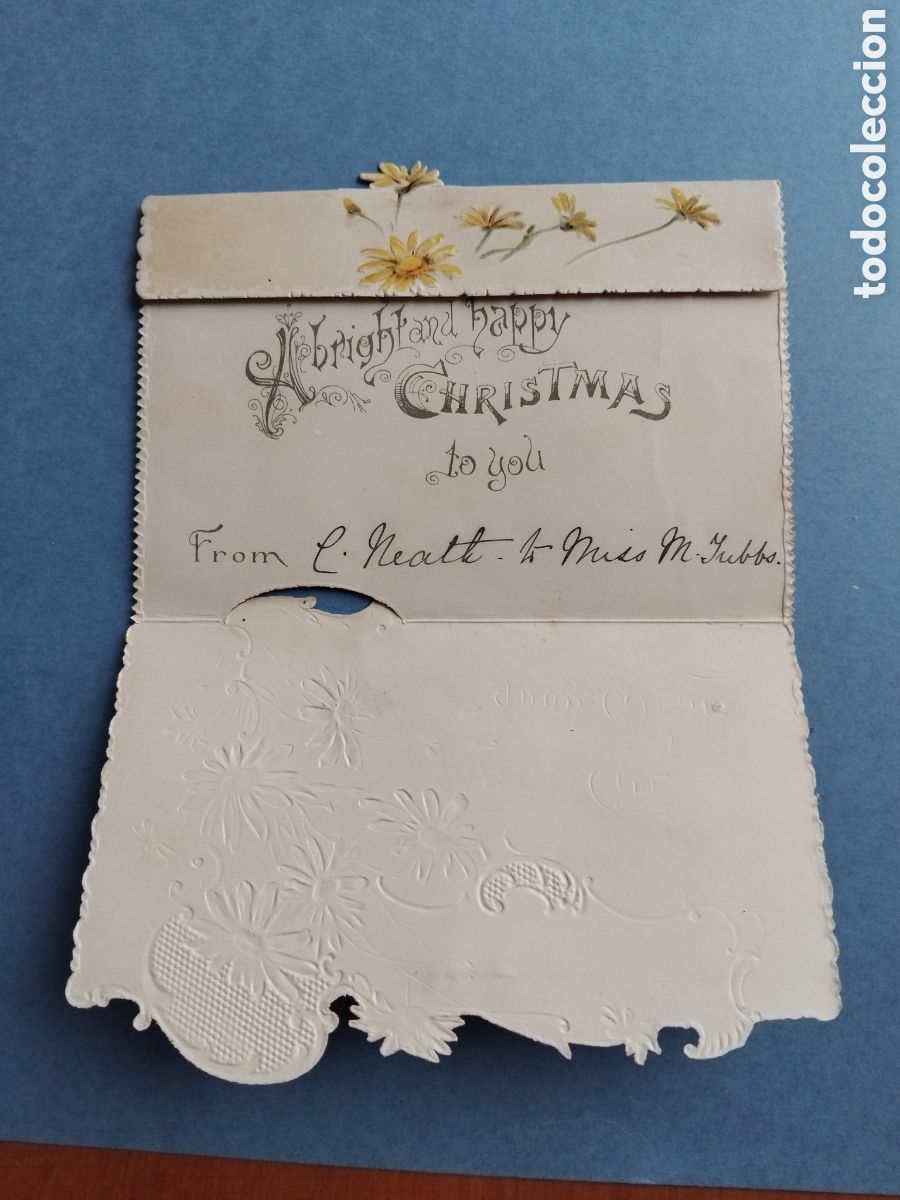 Postales: Tarjeta navide&ntilde;a brit&aacute;nica - Foto 3