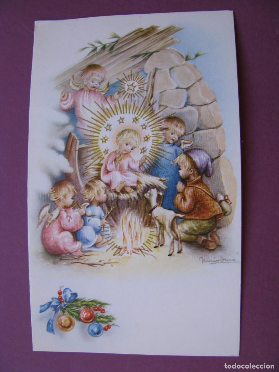Postales: POSTAL DIPTICA DE IL. NURIA BAR&Oacute;. VIKINGO 5212/4. 13,5X8 CM. SIN ESCRIBIR
