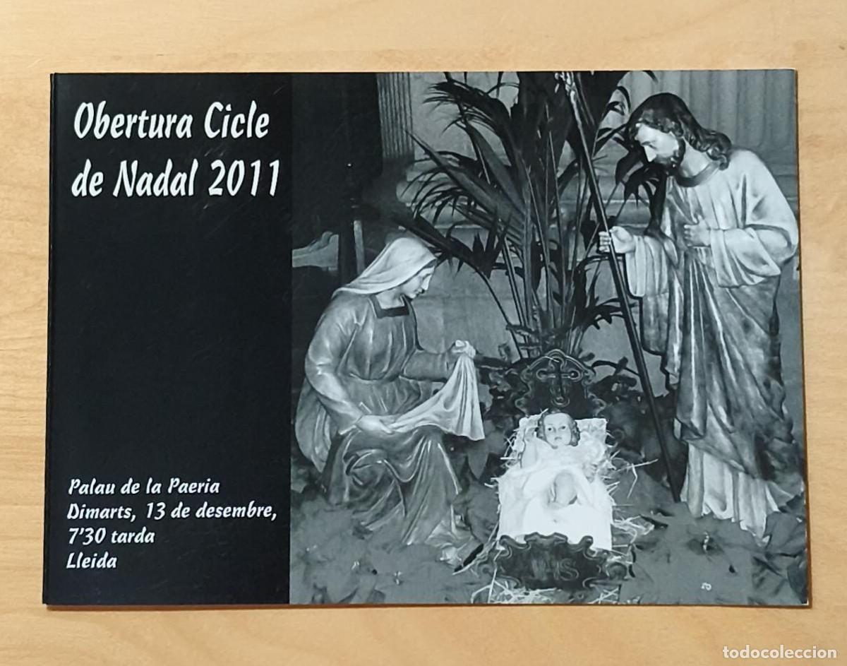 Postales: PN 69 - Programa ciclo Navidad 2011 - La Paeria de Lleida y l'Agrupaci&oacute; de Pessebristes