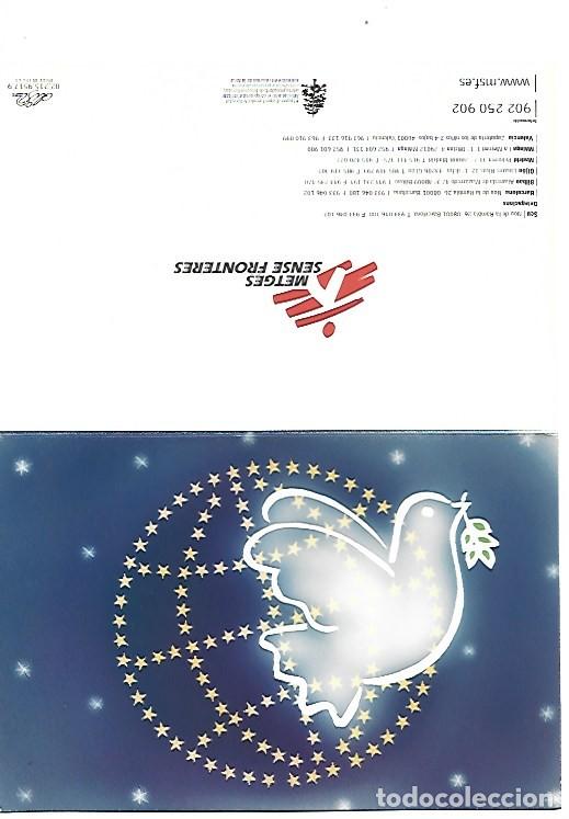 Postales: &rdquo; METGES SENSE FRONTERES &rdquo;.- FELICITACION, ORIGINAL, (OFERTA 3X2). COMPRA 3 Y PAGA 2