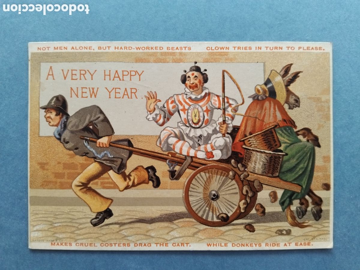 Postales: Tarjeta feliz a&ntilde;o nuevo