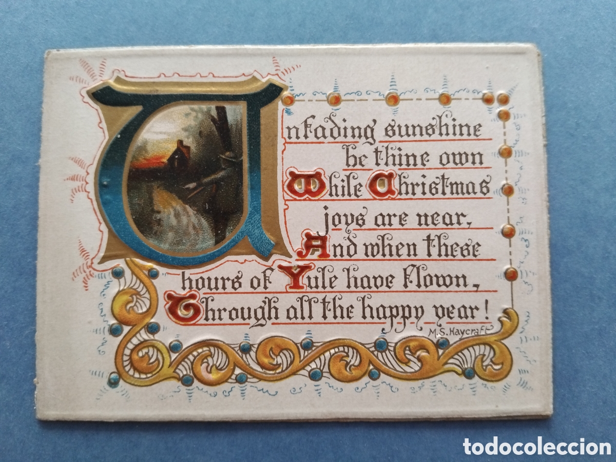 Postales: Tarjeta felicitaci&oacute;n navide&ntilde;a