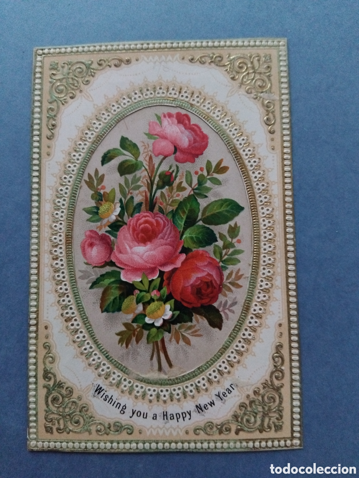 Postales: Tarjeta felicitaci&oacute;n a&ntilde;o nuevo