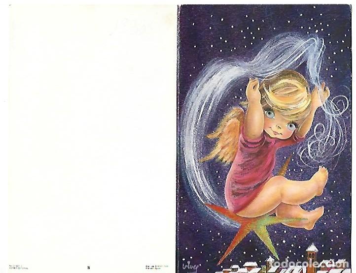 Postales: &rdquo;SE&Ntilde;ORITA CABALGANDO SOBRE UNA ESTRELLA&rdquo;.- FELICITACION, ORIGINAL, (OFERTA 3X2). COMPRA 3 Y PAGA 2