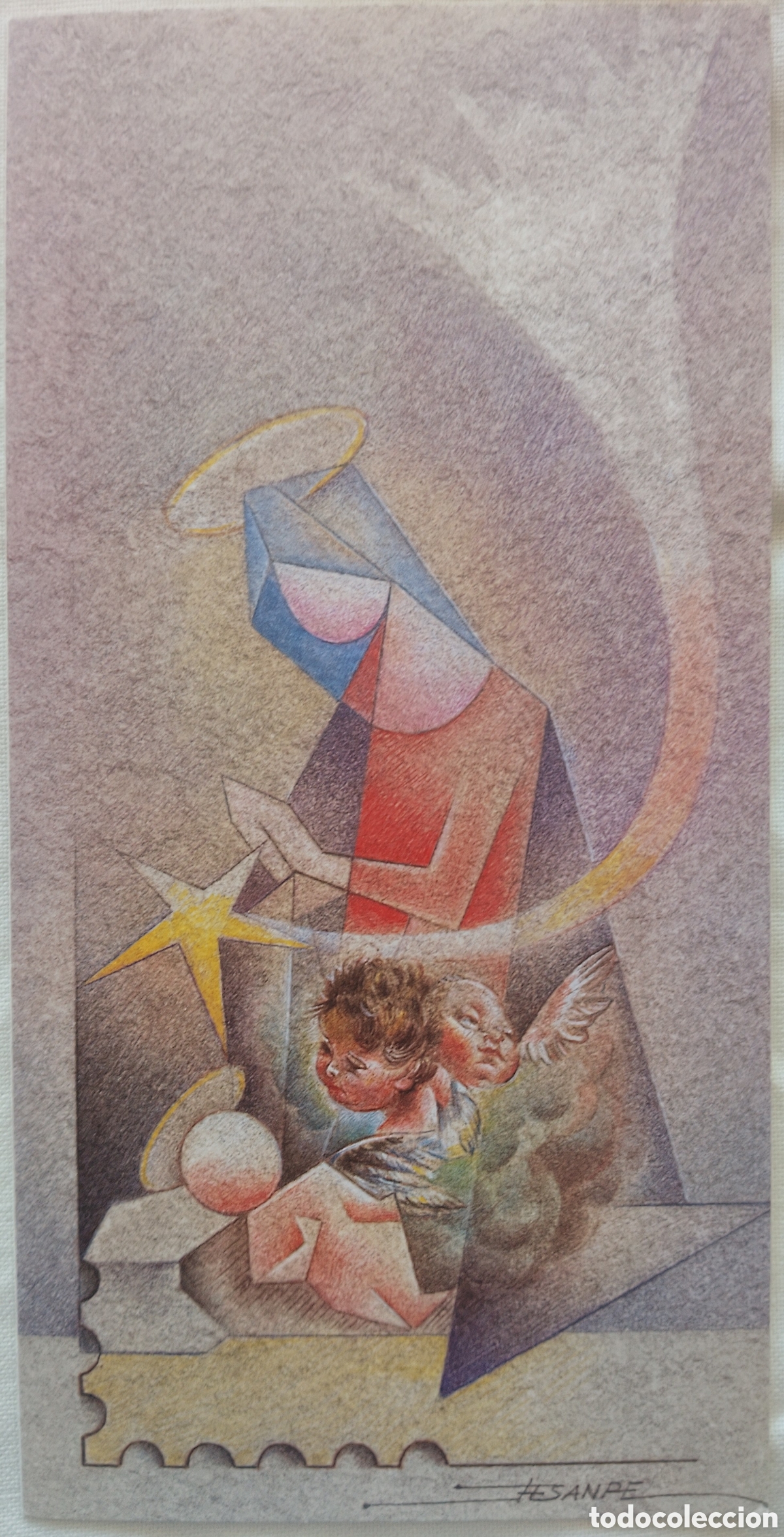 Postales: FELICITACI&Oacute;N NAVIDAD - SERVICIO FILAT&Eacute;LICO CORREOS - NACIMIENTO