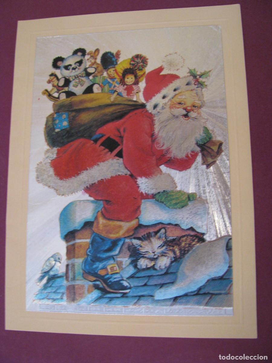 Postales: POSTAL DIPTICA DE NAVIDAD. ED. CARTORAMA. IMAGEN METALIZADA. 17X12,5 CM. SIN ESCRIBIR