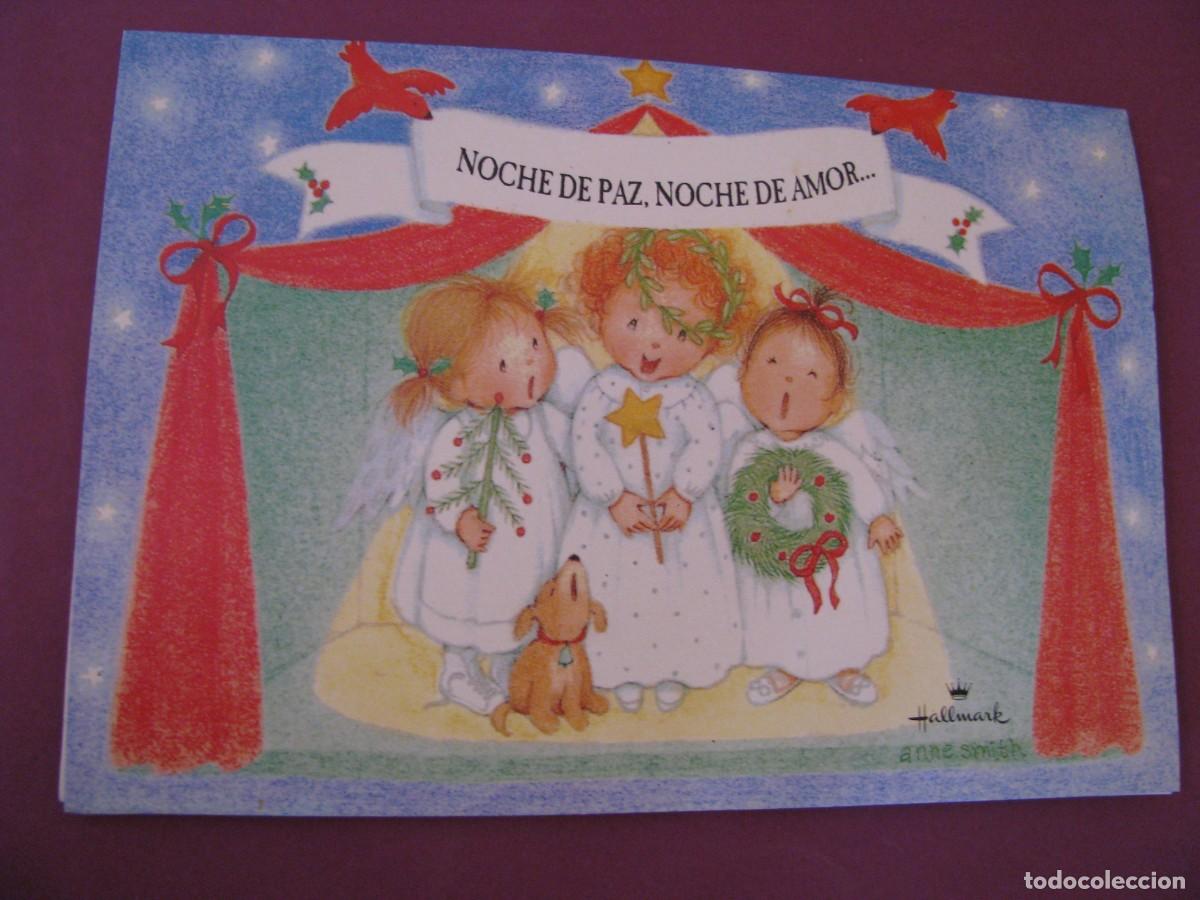Postales: POSTAL DIPTICA MUSICAL DE NAVIDAD. IL. ANNE SMITH. ED. HALLMARK PNML 007. 20X14 CM.