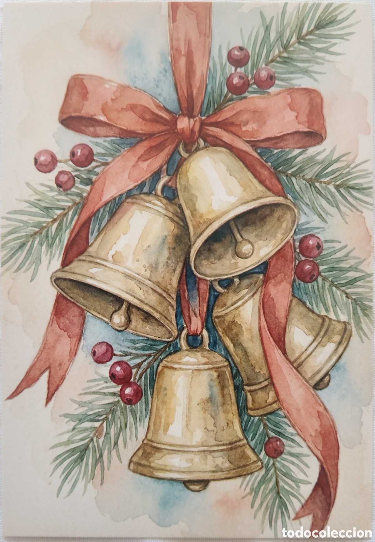 Postales: POSTAL NAVIDAD - DETALLE CAMPANAS - ESTILO ANTIGUO