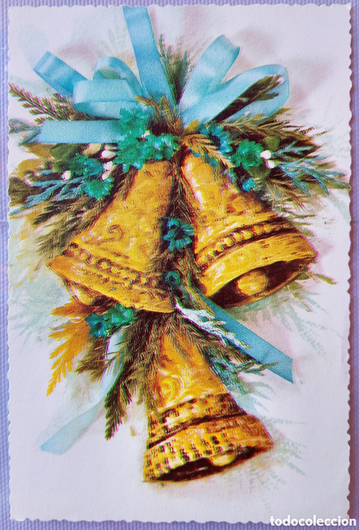 Postales: FELICITACI&Oacute;N NAVIDAD ANTIGUA - CAMPANAS