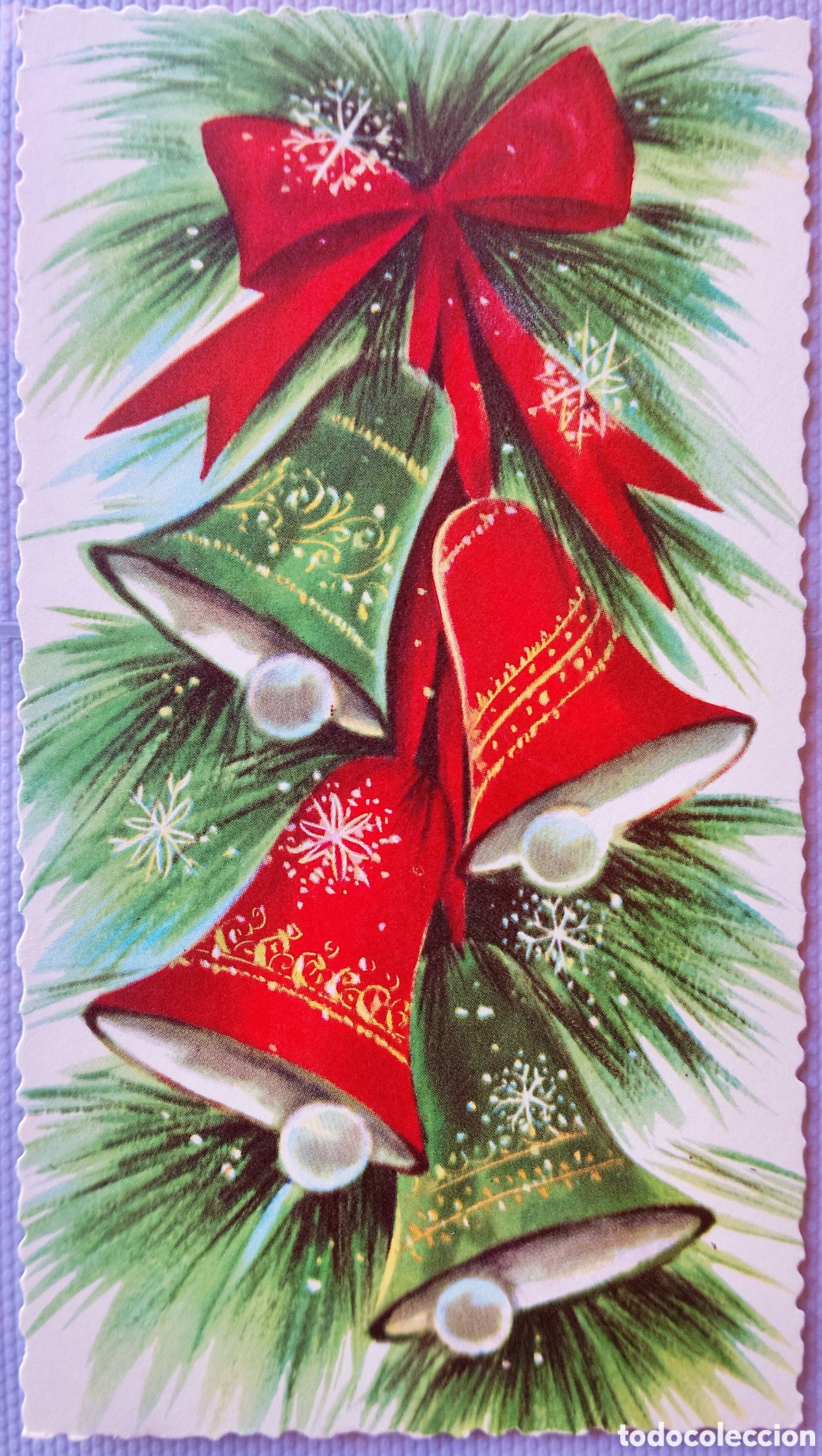 Postales: FELICITACI&Oacute;N NAVIDAD ANTIGUA - CAMPANAS