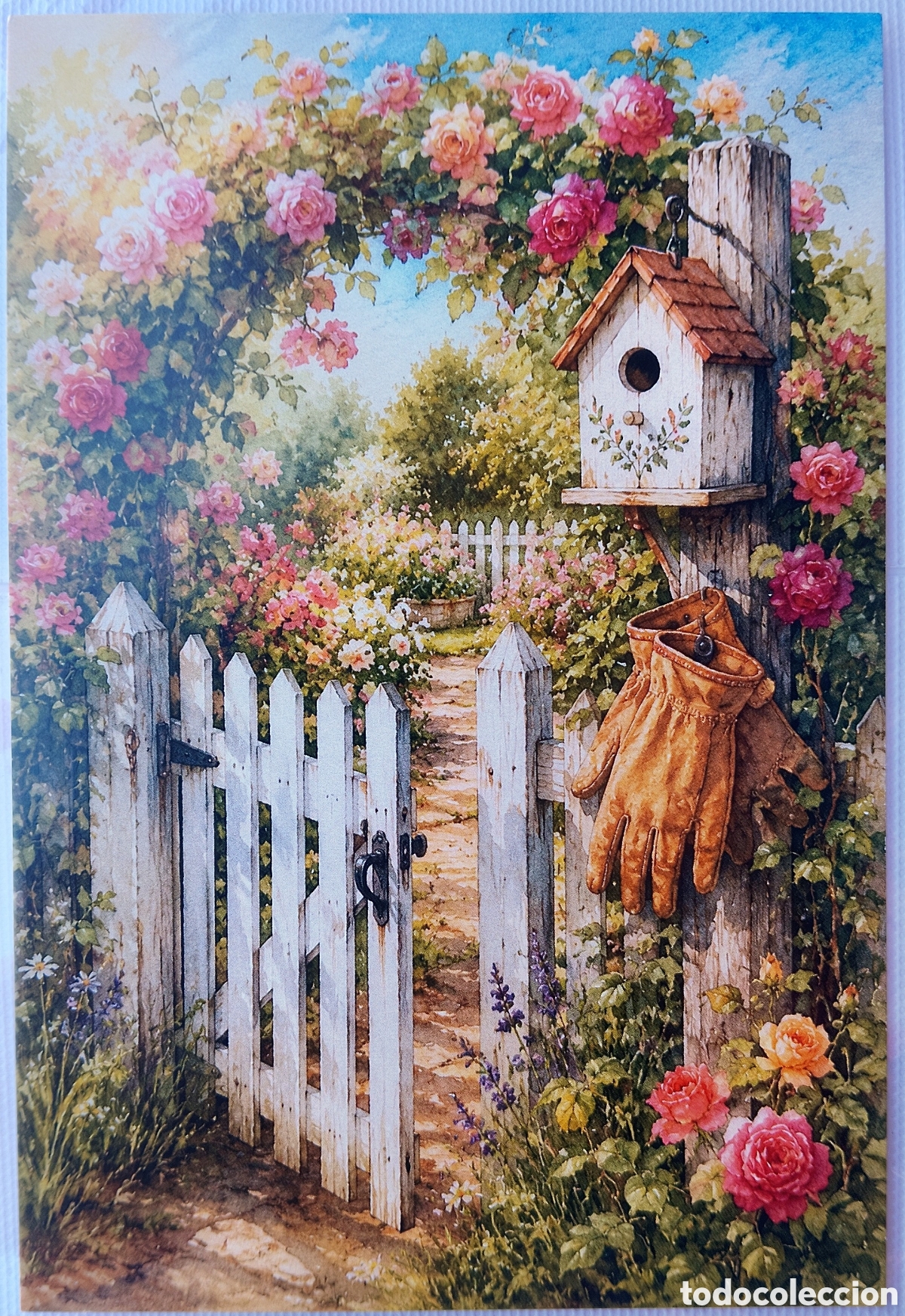 Postales: POSTAL - ENTRADA JARD&Iacute;N - ESTILO ANTIGUO