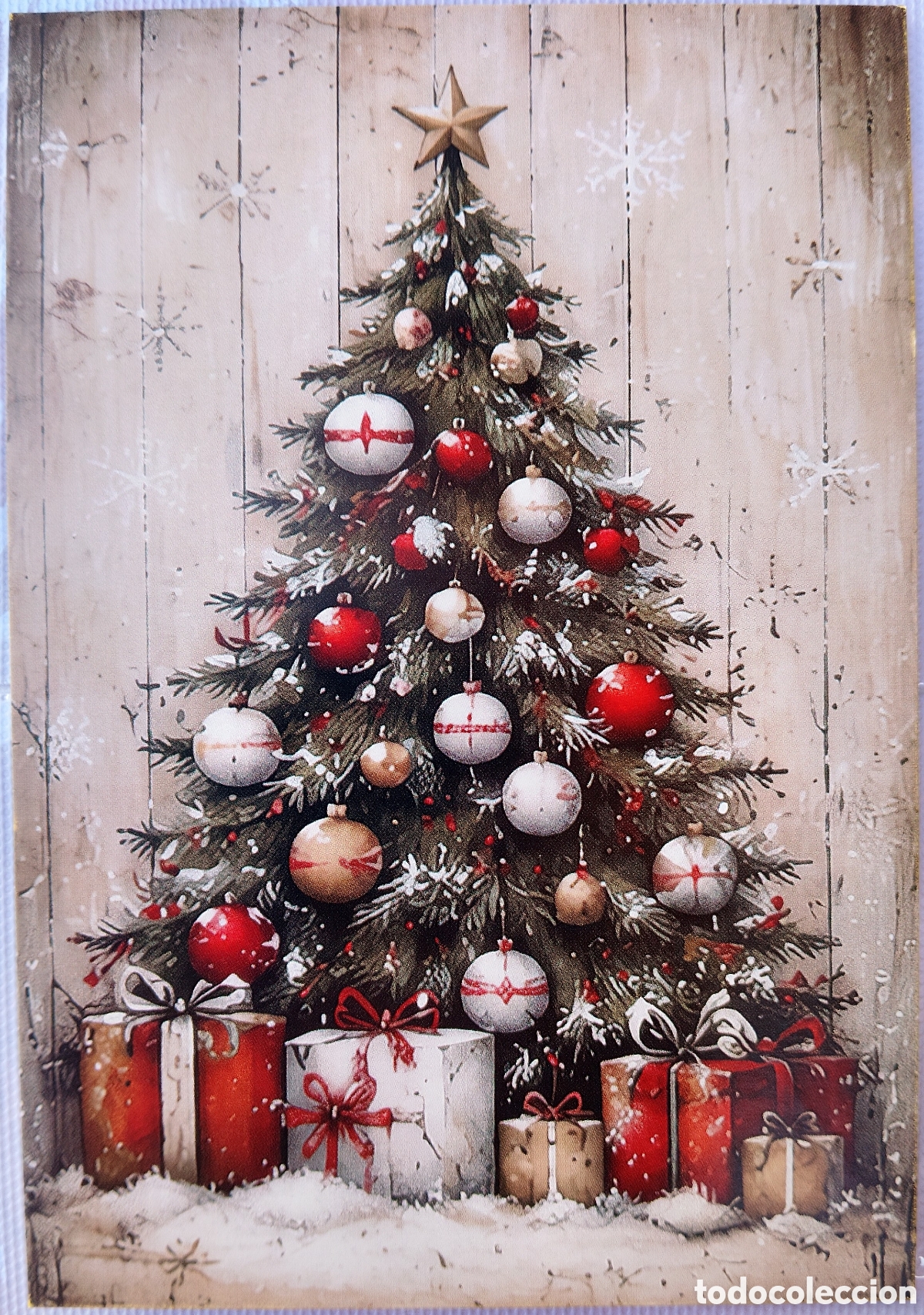 Postales: POSTAL NAVIDAD - &Aacute;RBOL REGALOS - ESTILO ANTIGUO