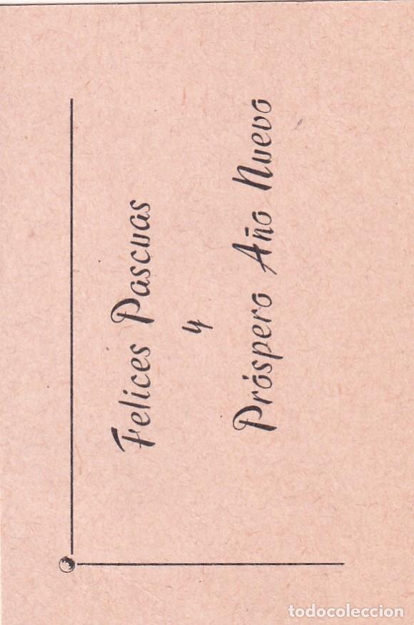 Postcards: Tarjeta de visita Felices pascuas y pr&oacute;spero A&ntilde;o nuevo.