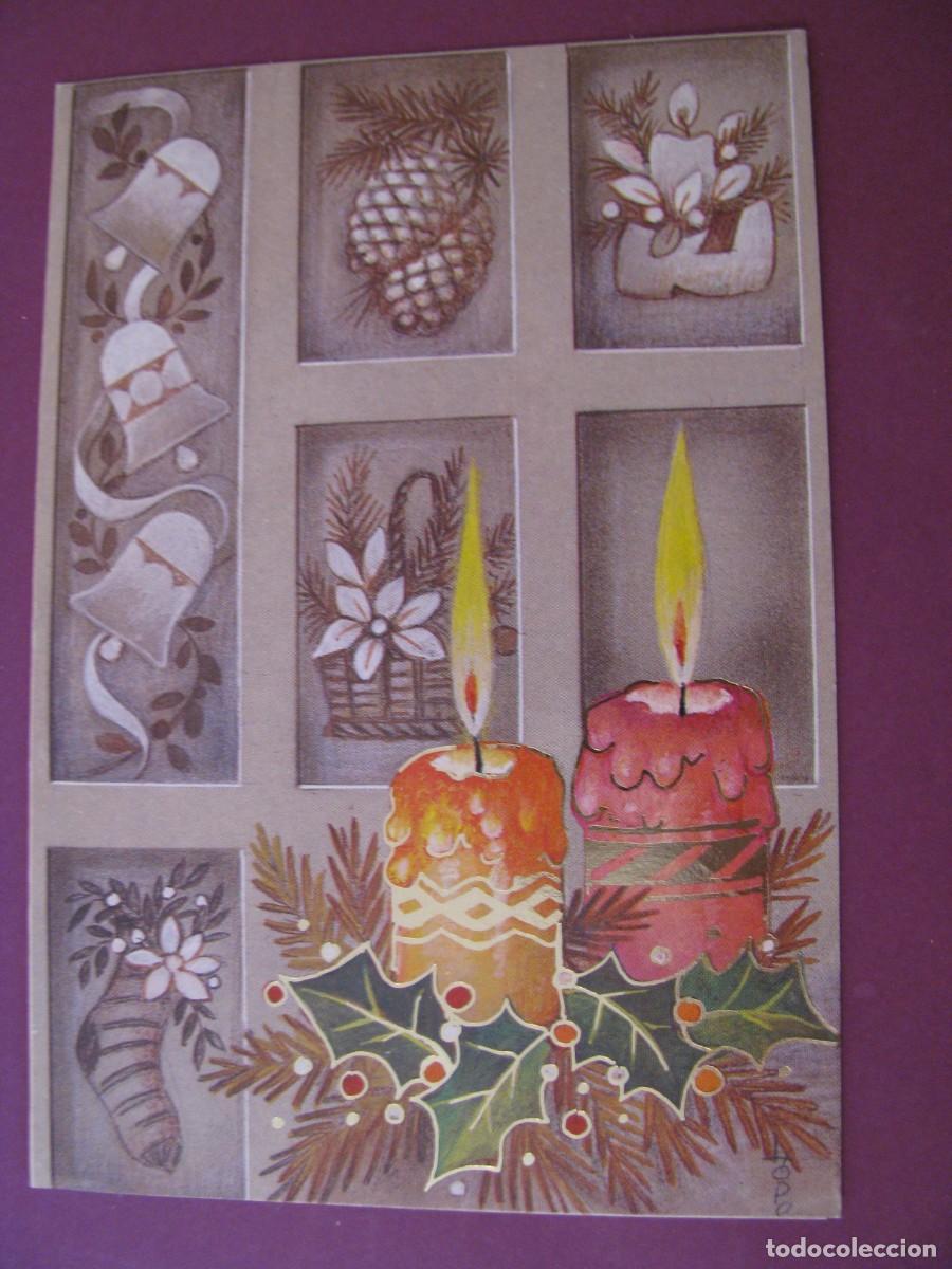 Postales: POSTAL DIPTICA DE NAVIDAD. IL. LOPEZ. CREACIONES 84-103/6. 16X11 CM. ESCRITA 1987