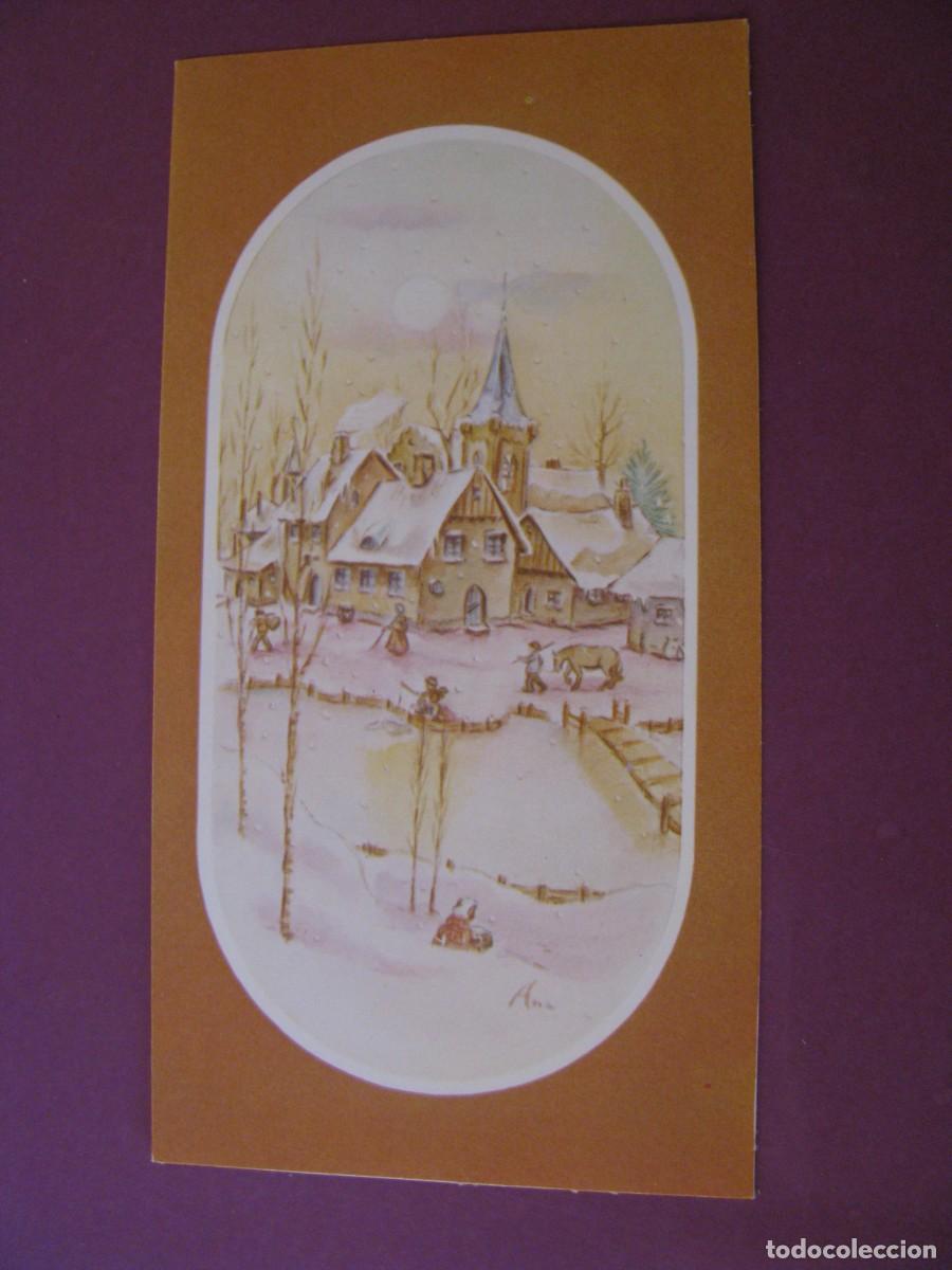 Postales: POSTAL DIPTICA DE IL. ANA. ORTIZ X368 - B. 16X8,5 CM. ESCRITA 1986