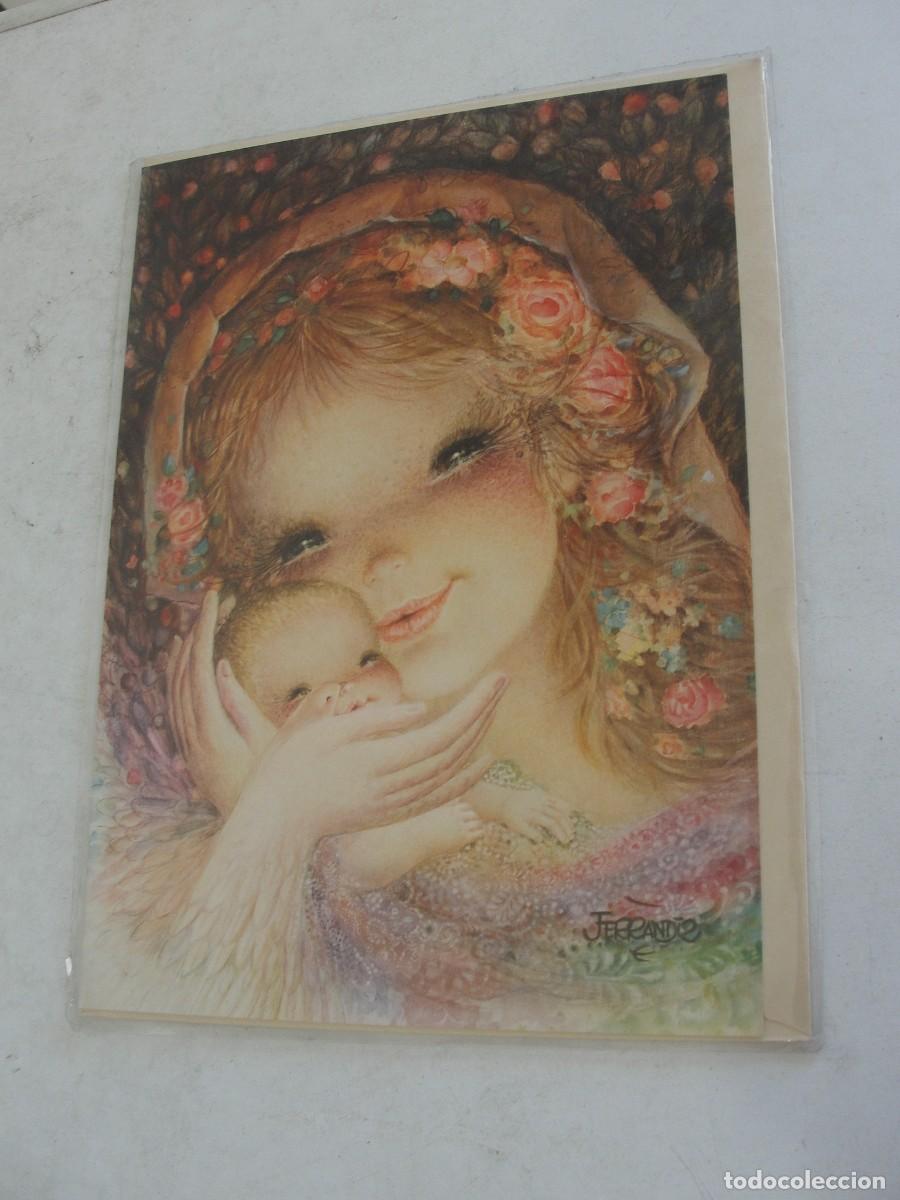 Postales: CHRISTMAS GIGANATE ( 23 X 18 CMS ) MANOS DE PAZ / FERRANDIZ - PRECINTADO - A&Ntilde;OS 70 ?