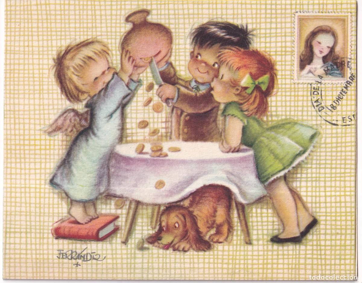 Cartes Postales: FERR&Aacute;NDIZ - CREACIONES DIZ -REGALO MAM&Aacute; - EDICIONES SUBI S. 1516.2 - DIPTICA 15X12 CM-