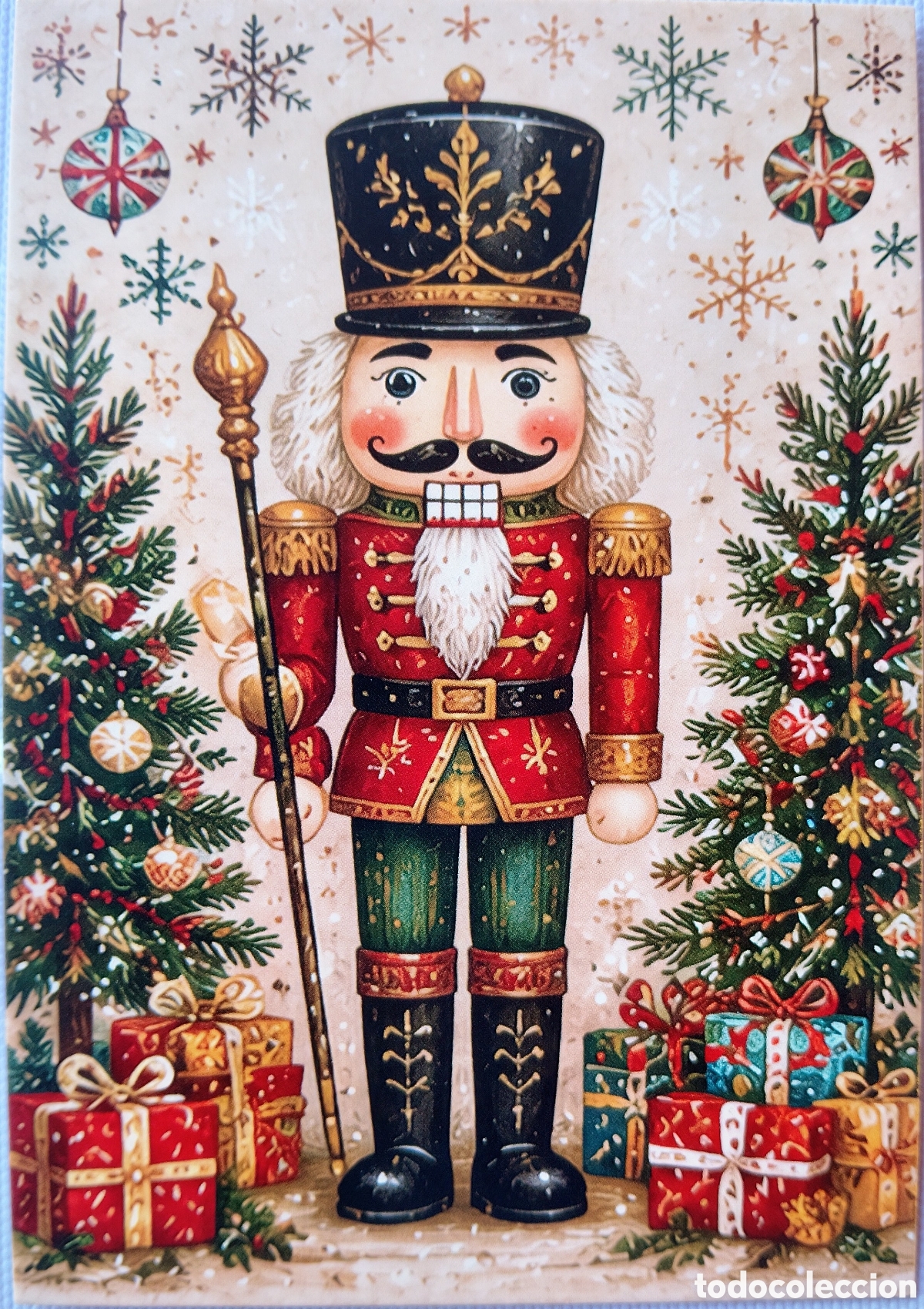Postales: POSTAL NAVIDAD - EL CASCANUECES &Aacute;RBOLES REGALOS - ESTILO ANTIGUO
