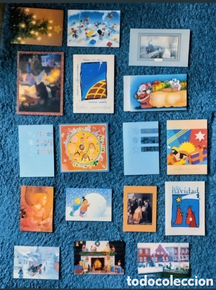 Cartes Postales: 17 POSTALES NAVIDE&Ntilde;AS de MARCAS JUGUETERAS todas EN BUEN ESTADO (ver fotos)