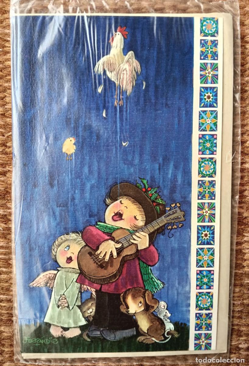 Postales: FERRANDIZ - TARJETA DE NAVIDAD PRECINTADA + SOBRE ORIGINAL